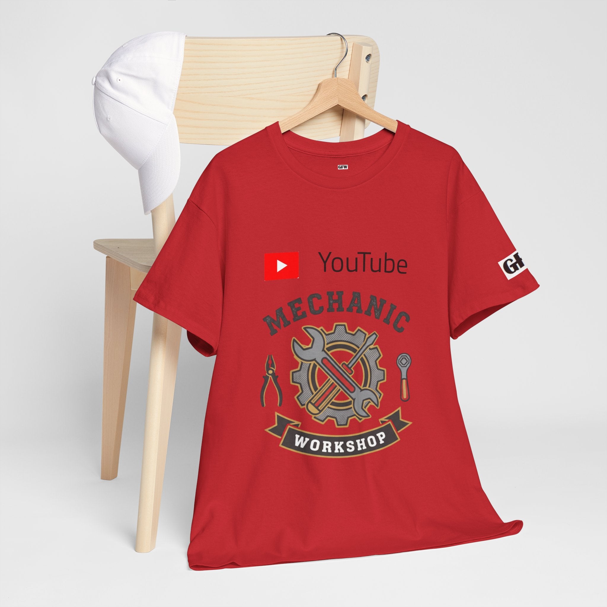 Mechanic Workshop T-Shirt — YouTube Channel Gear