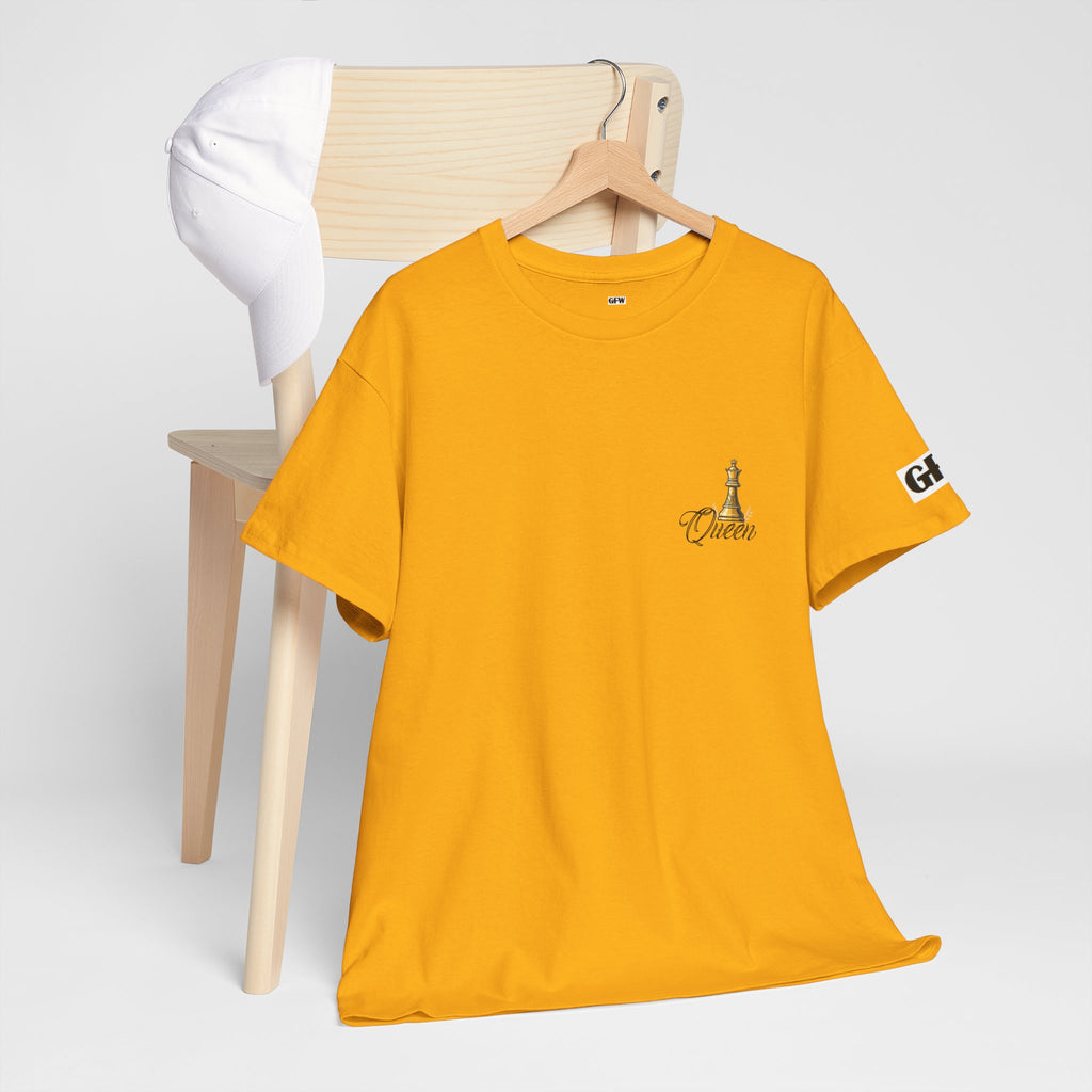 Queen Chess Piece T-Shirt — "Queen" Family Roles Tee (Grandmother, Wife, Mother, Daughter, Sister)
