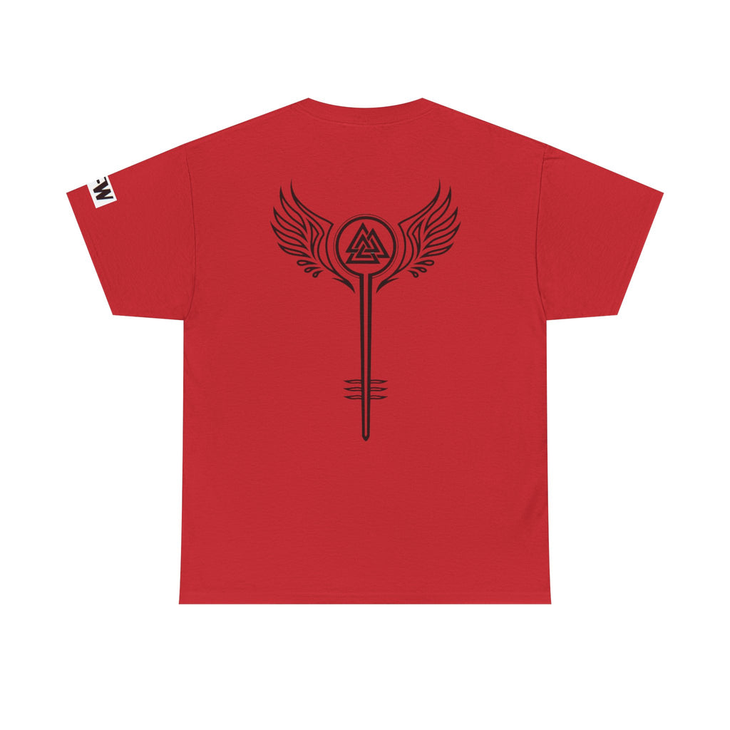 Valkyrie Winged Key T‑Shirt — "I Identify As a Valkyrie" Graphic Tee