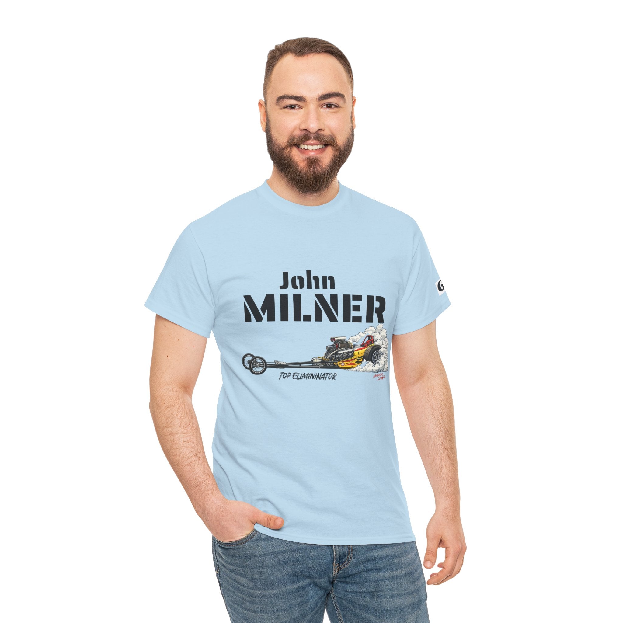 Milner Racing Team T-Shirt — "John Milner" Vintage Dragster Tee