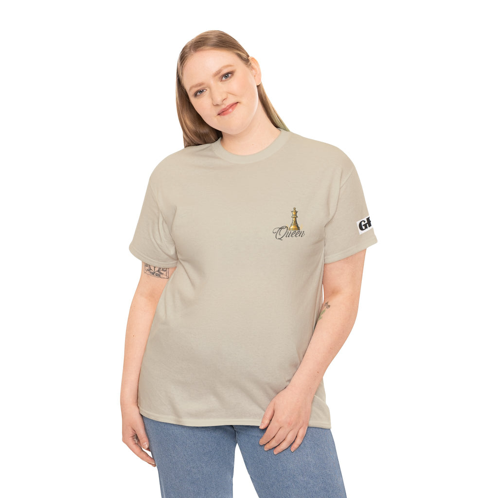 Queen Chess Piece T-Shirt — "Queen" Family Roles Tee (Grandmother, Wife, Mother, Daughter, Sister)