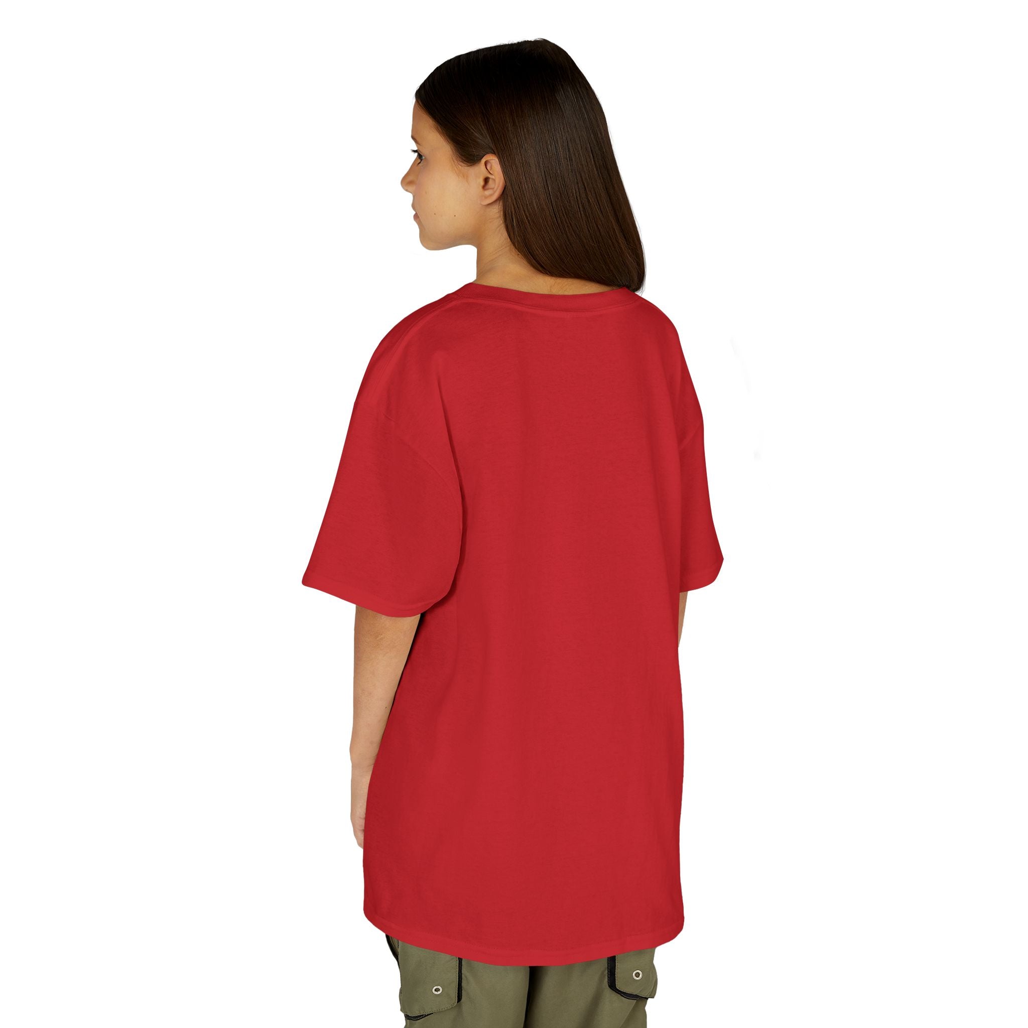 Kids '67' Graphic Tee — Red Number Design with “Six Seven” Text