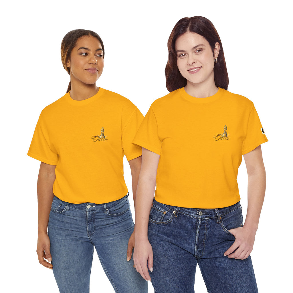 Queen Chess Piece T-Shirt — "Queen" Family Roles Tee (Grandmother, Wife, Mother, Daughter, Sister)