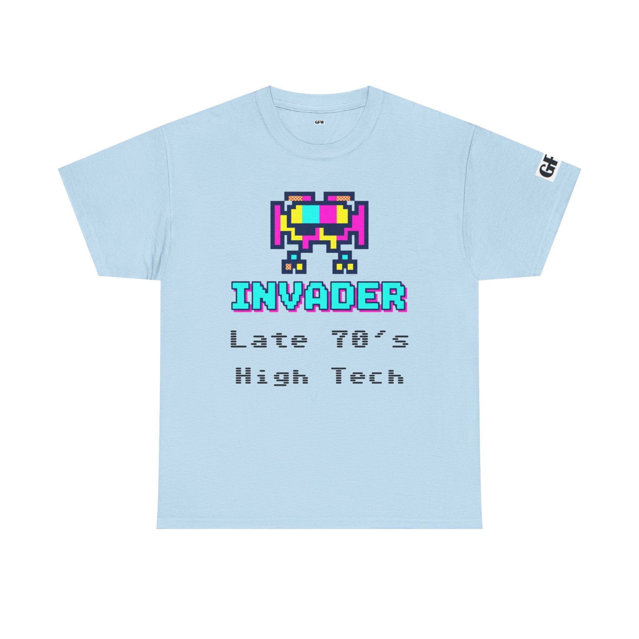 Invader Retro Pixel Tee — "Late 70's High Tech" Vintage Video Game T-Shirt