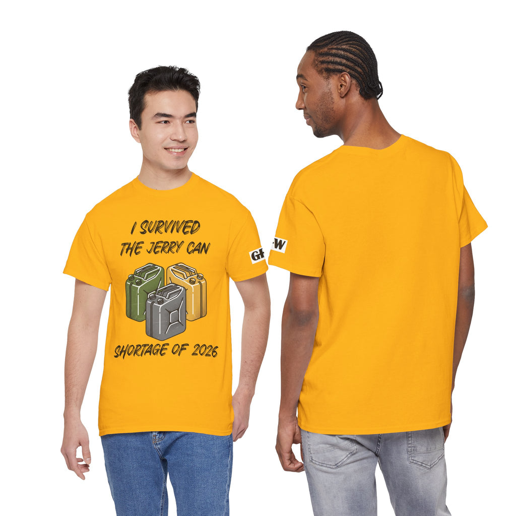 I Survived the Jerry Can Shortage 2026 T-Shirt