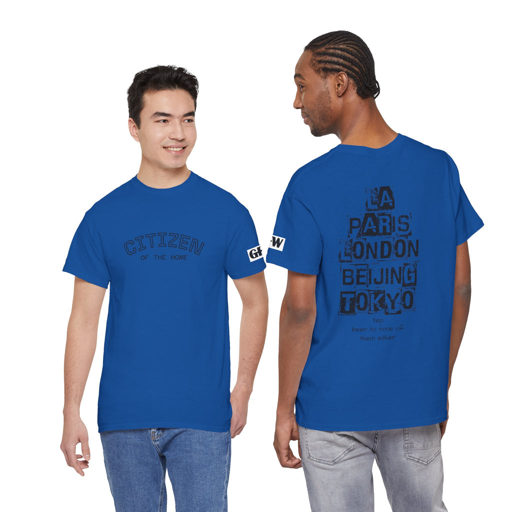 Citizen of the Home Tee — Cities Back Graphic (LA • Paris • London • Beijing • Tokyo)