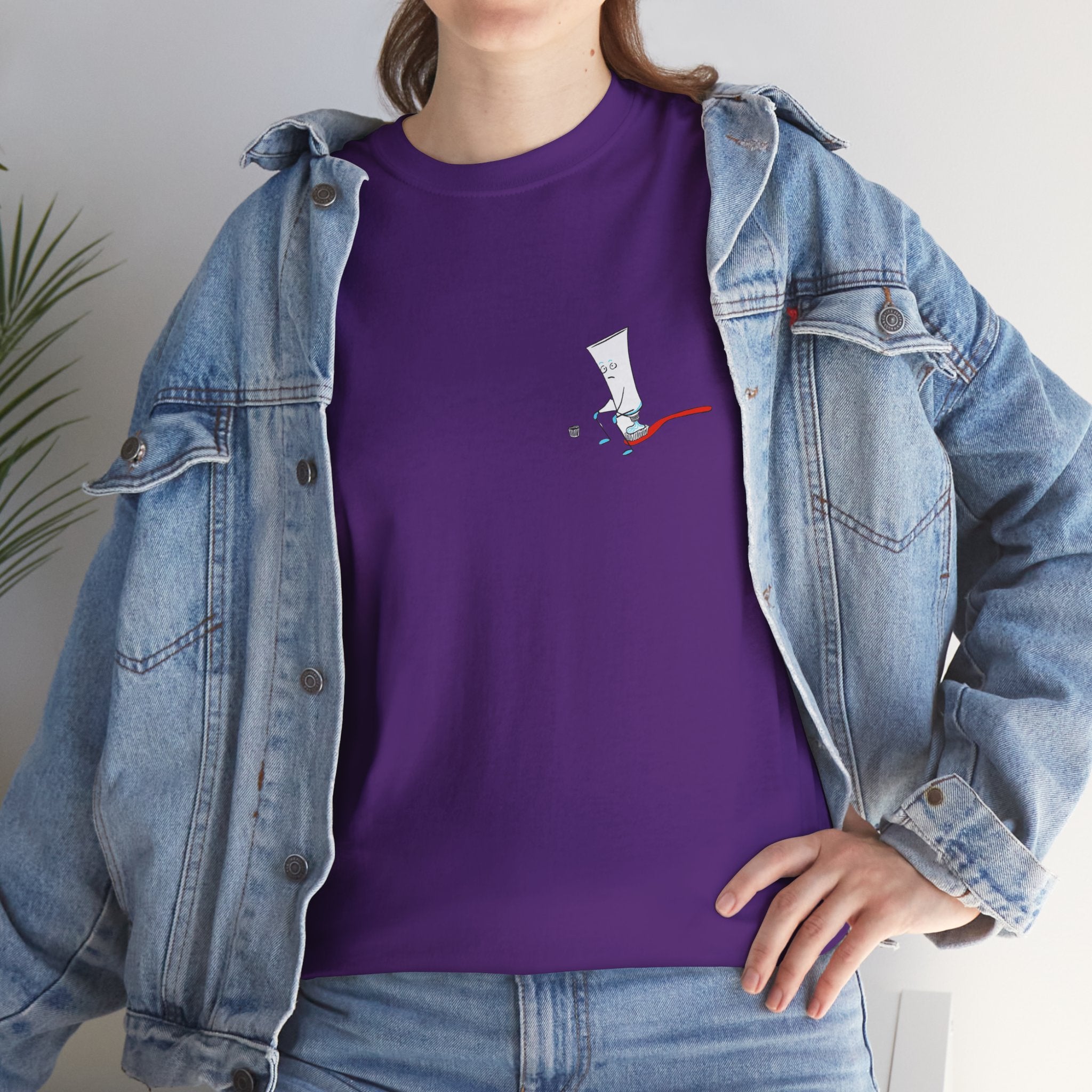 Toothbrush Graphic Tee — "That's Right Put Me In Your Mouth" Dental Humor T-Shirt