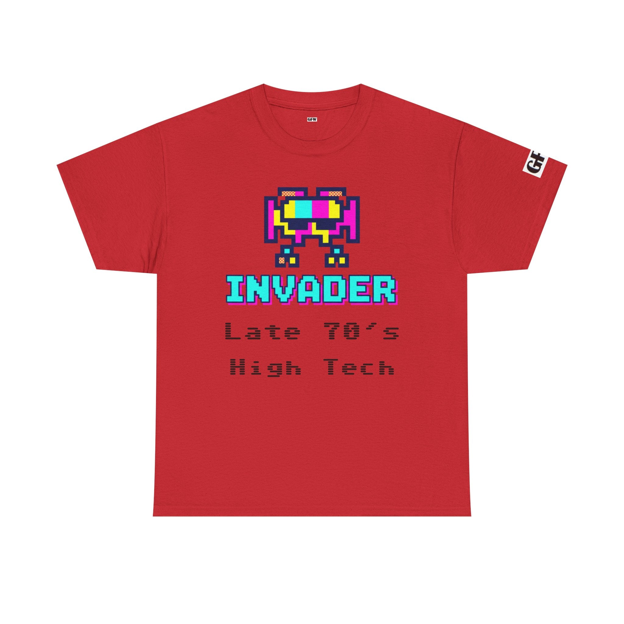 Invader Retro Pixel Tee — "Late 70's High Tech" Vintage Video Game T-Shirt