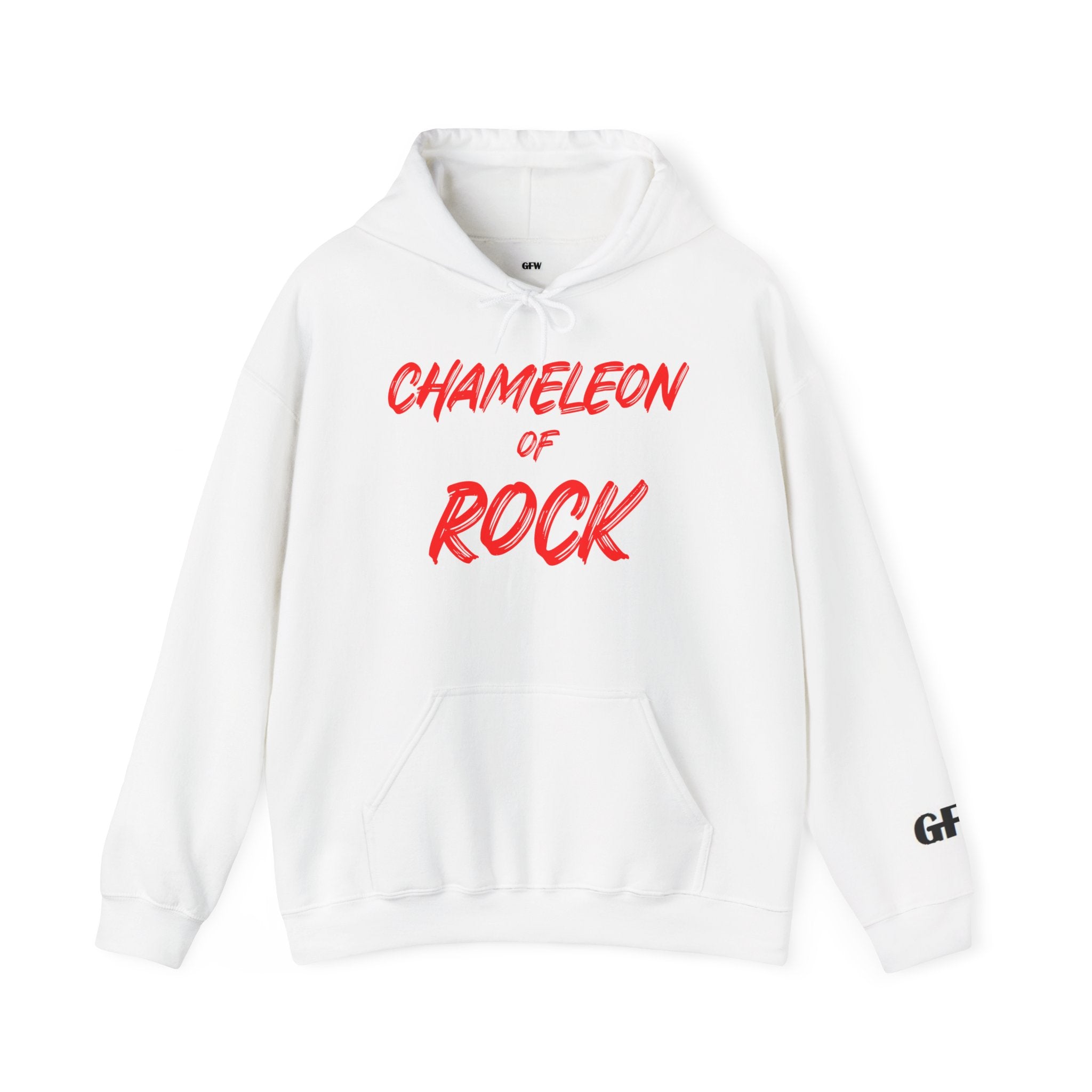 Chameleon of Rock Hoodie — Retro Band Graphic Pullover