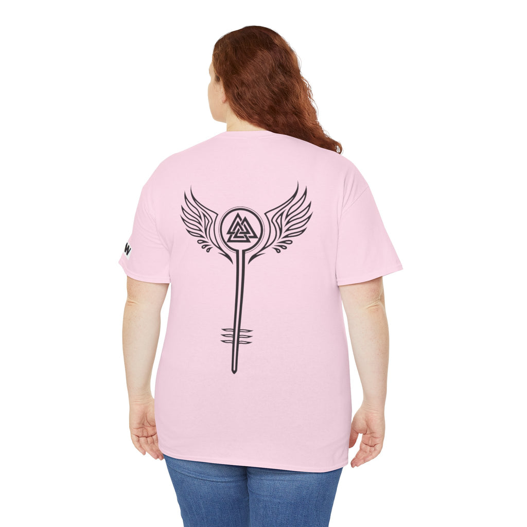 Valkyrie Winged Key T‑Shirt — "I Identify As a Valkyrie" Graphic Tee