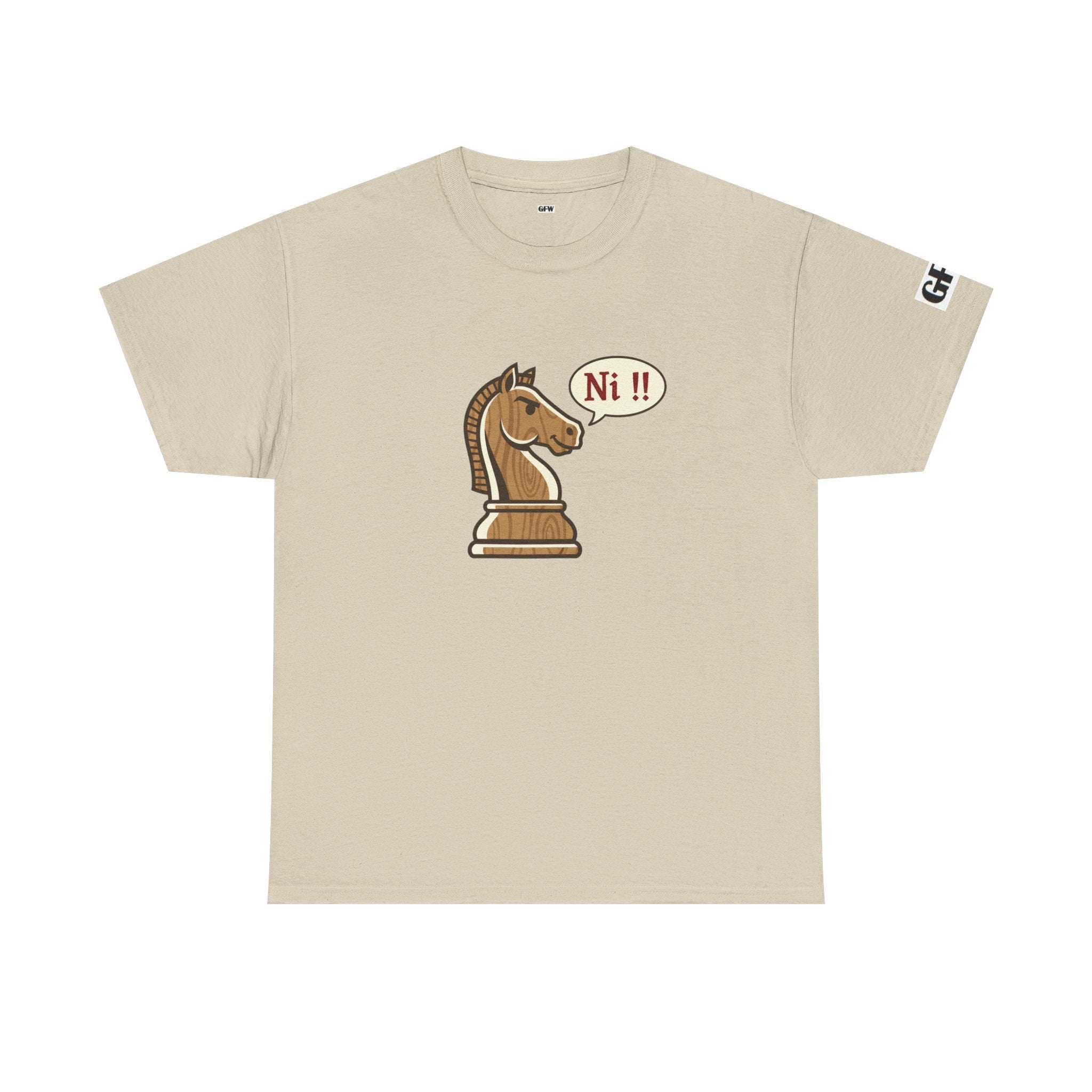 Chess Knight Tee - 'Ni!!' Funny Knight Piece Shirt