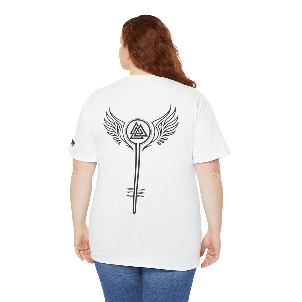 Valkyrie Winged Key T‑Shirt — "I Identify As a Valkyrie" Graphic Tee