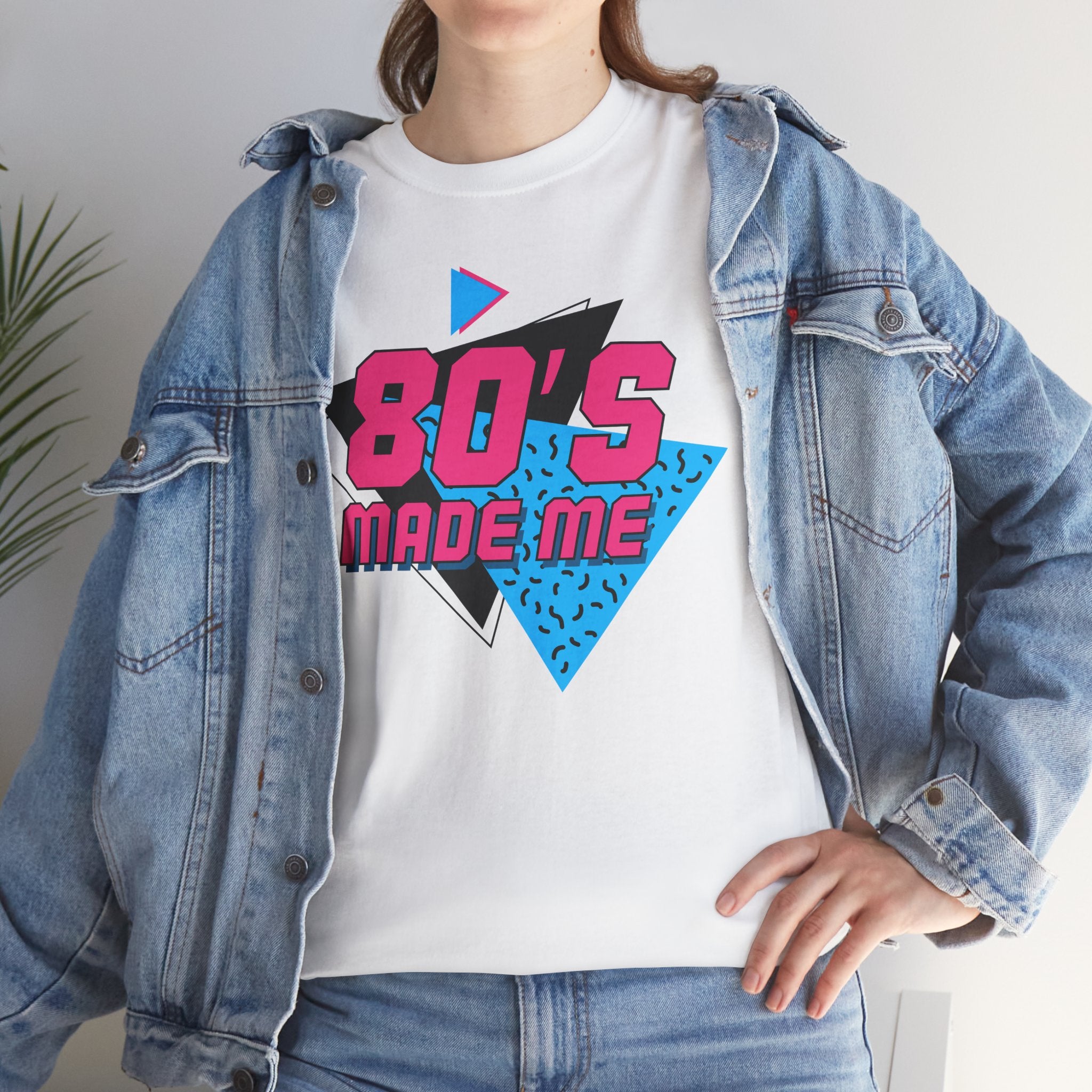 80's Made Me Tee — Retro 1980s Nostalgia Graphic T-Shirt
