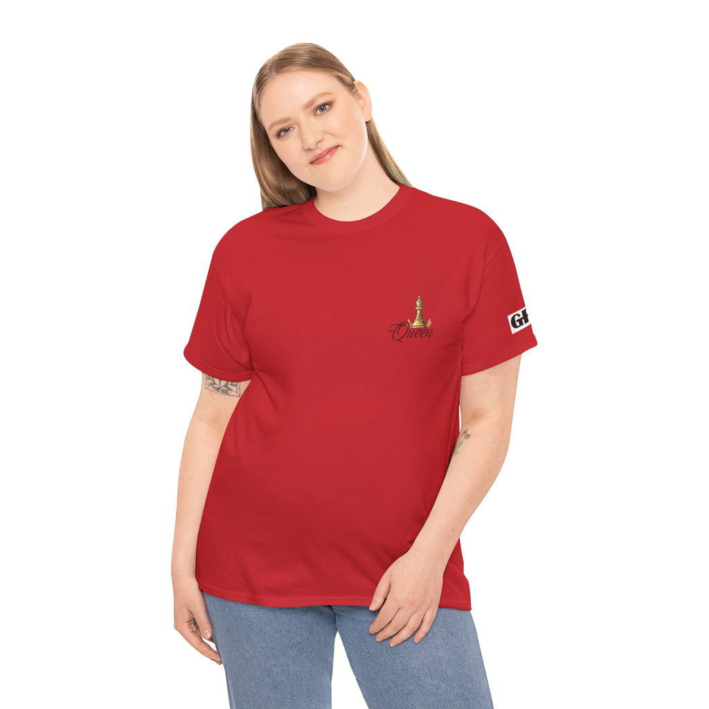 Queen Chess Piece T-Shirt — "Queen" Family Roles Tee (Grandmother, Wife, Mother, Daughter, Sister)