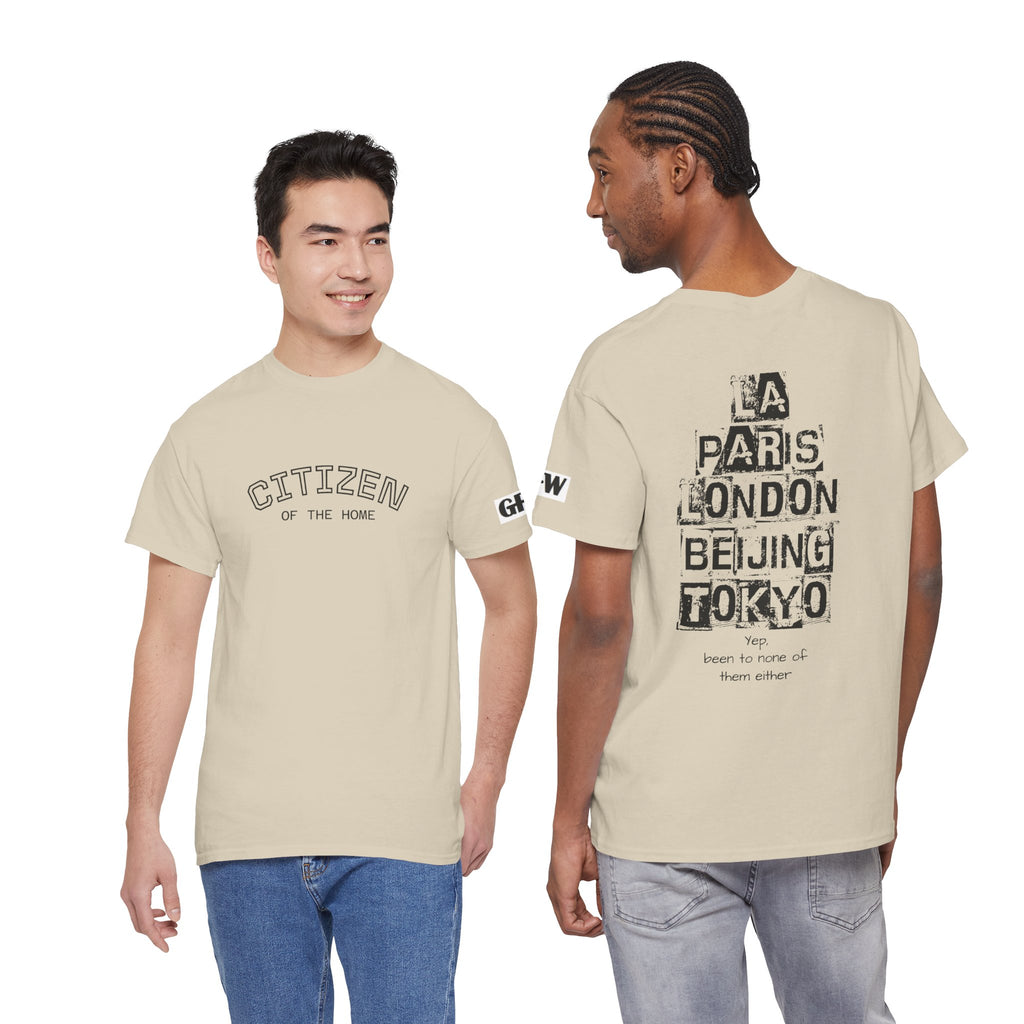 Citizen of the Home Tee — Cities Back Graphic (LA • Paris • London • Beijing • Tokyo)