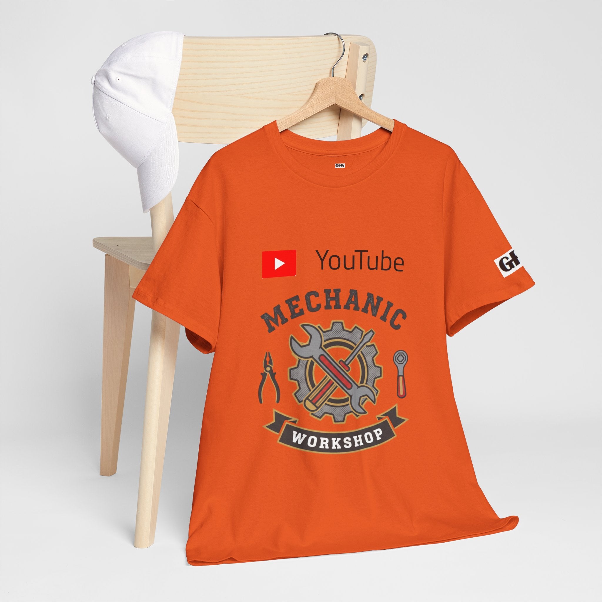 Mechanic Workshop T-Shirt — YouTube Channel Gear