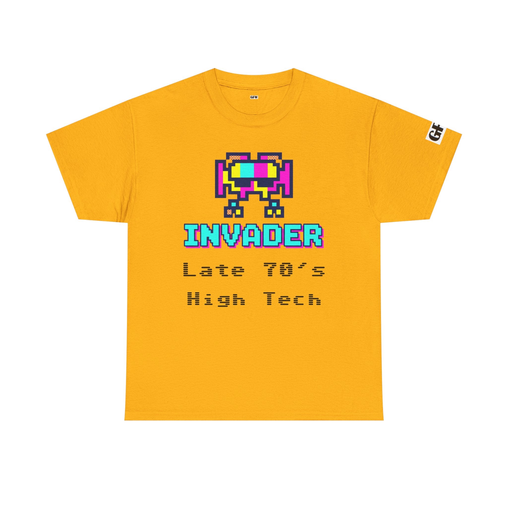 Invader Retro Pixel Tee — "Late 70's High Tech" Vintage Video Game T-Shirt