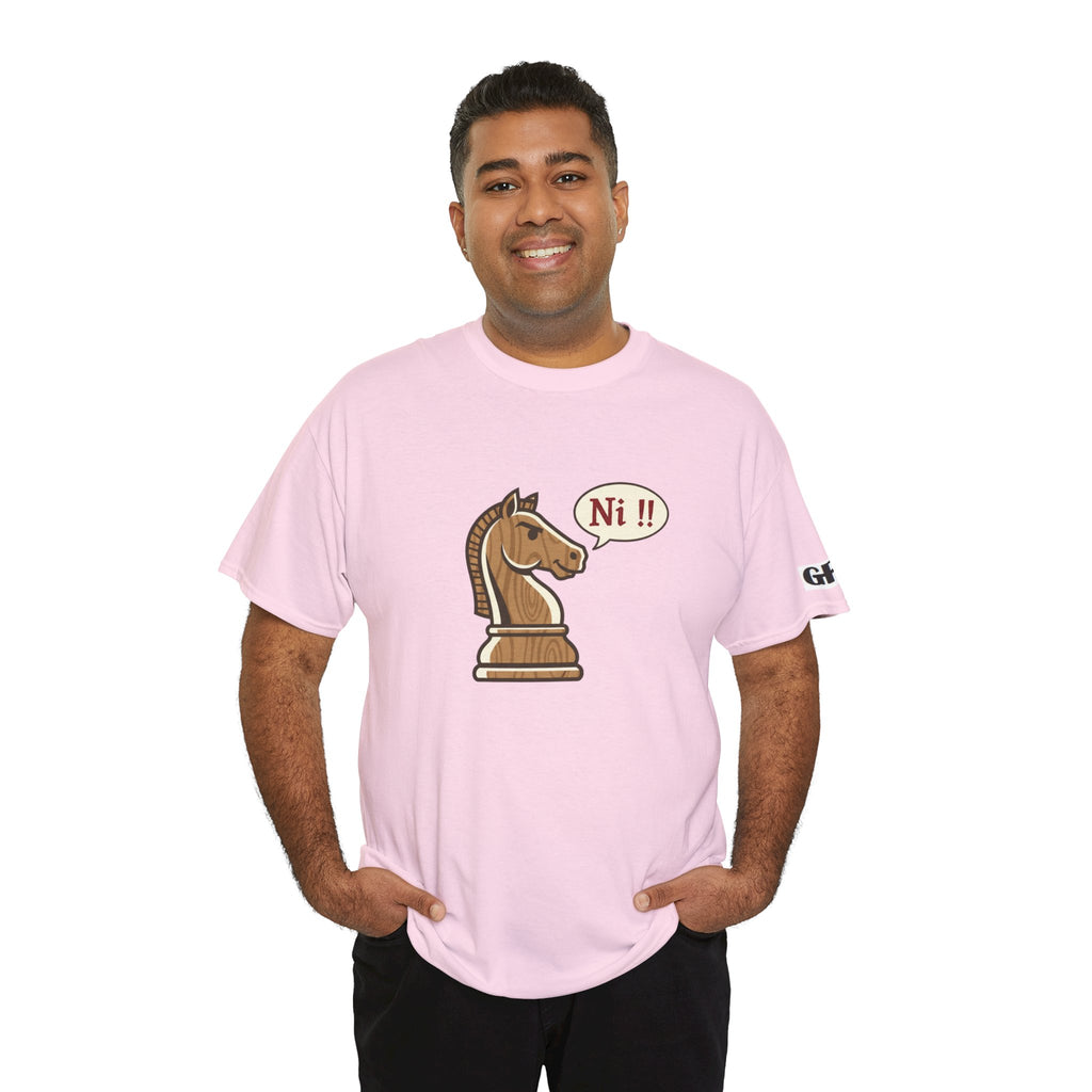 Chess Knight Tee - 'Ni!!' Funny Knight Piece Shirt