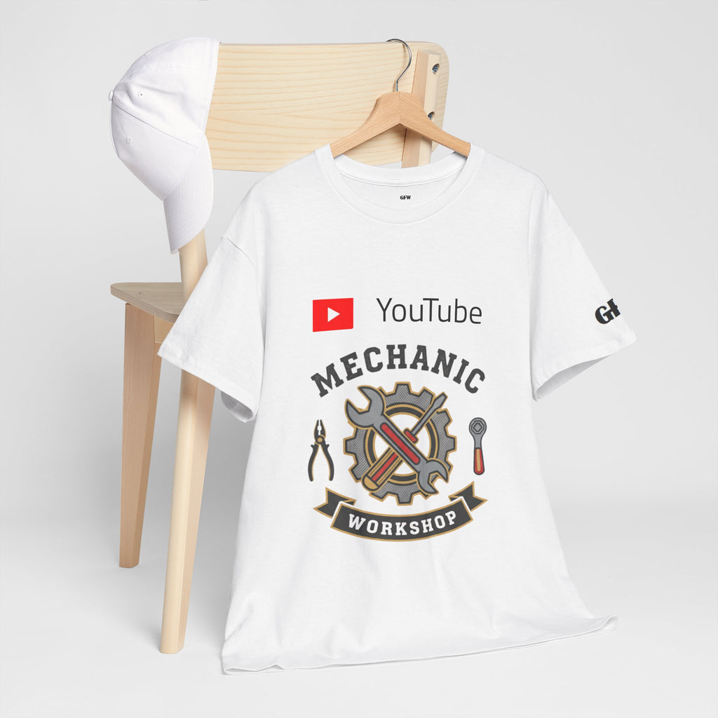 Mechanic Workshop T-Shirt — YouTube Channel Gear