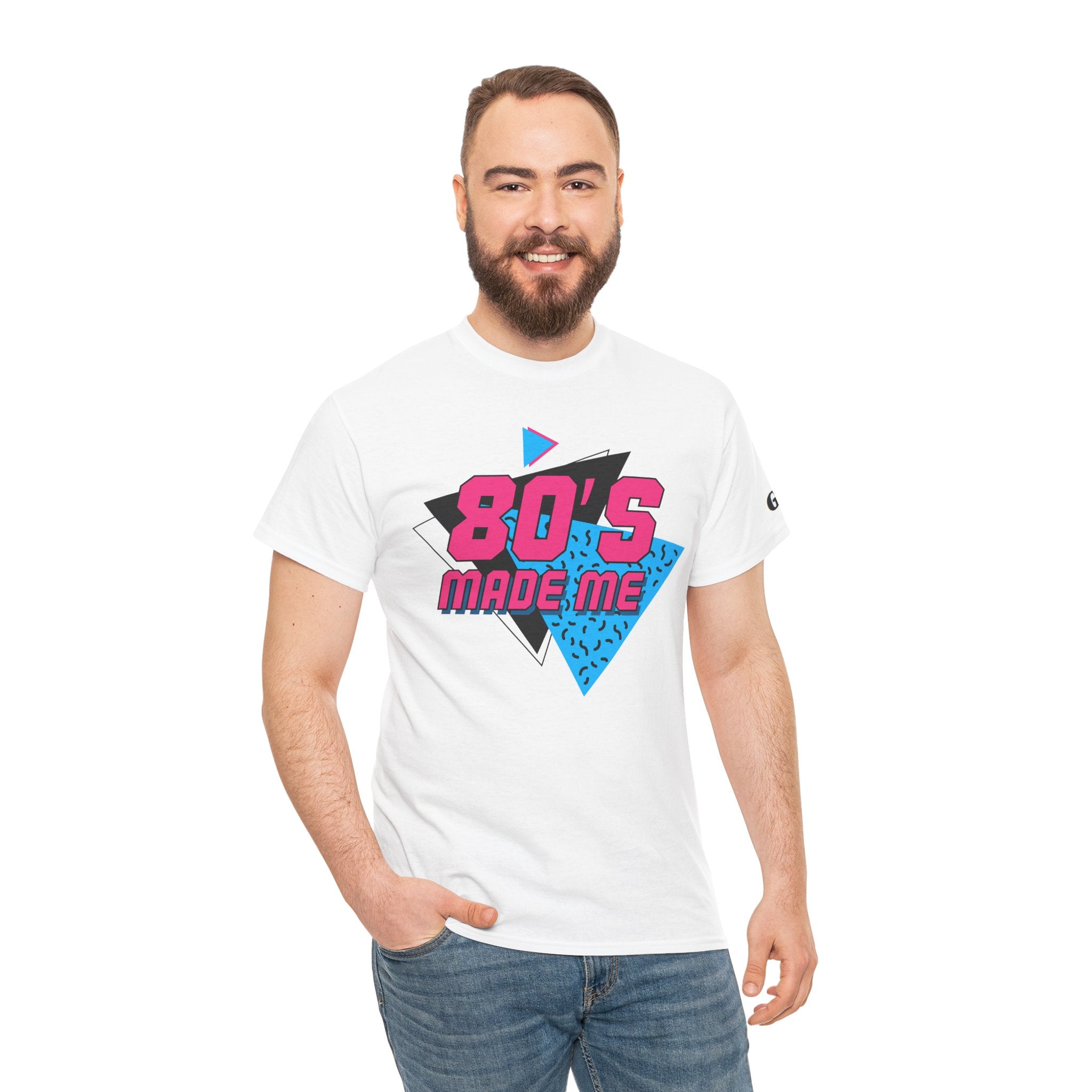 80's Made Me Tee — Retro 1980s Nostalgia Graphic T-Shirt
