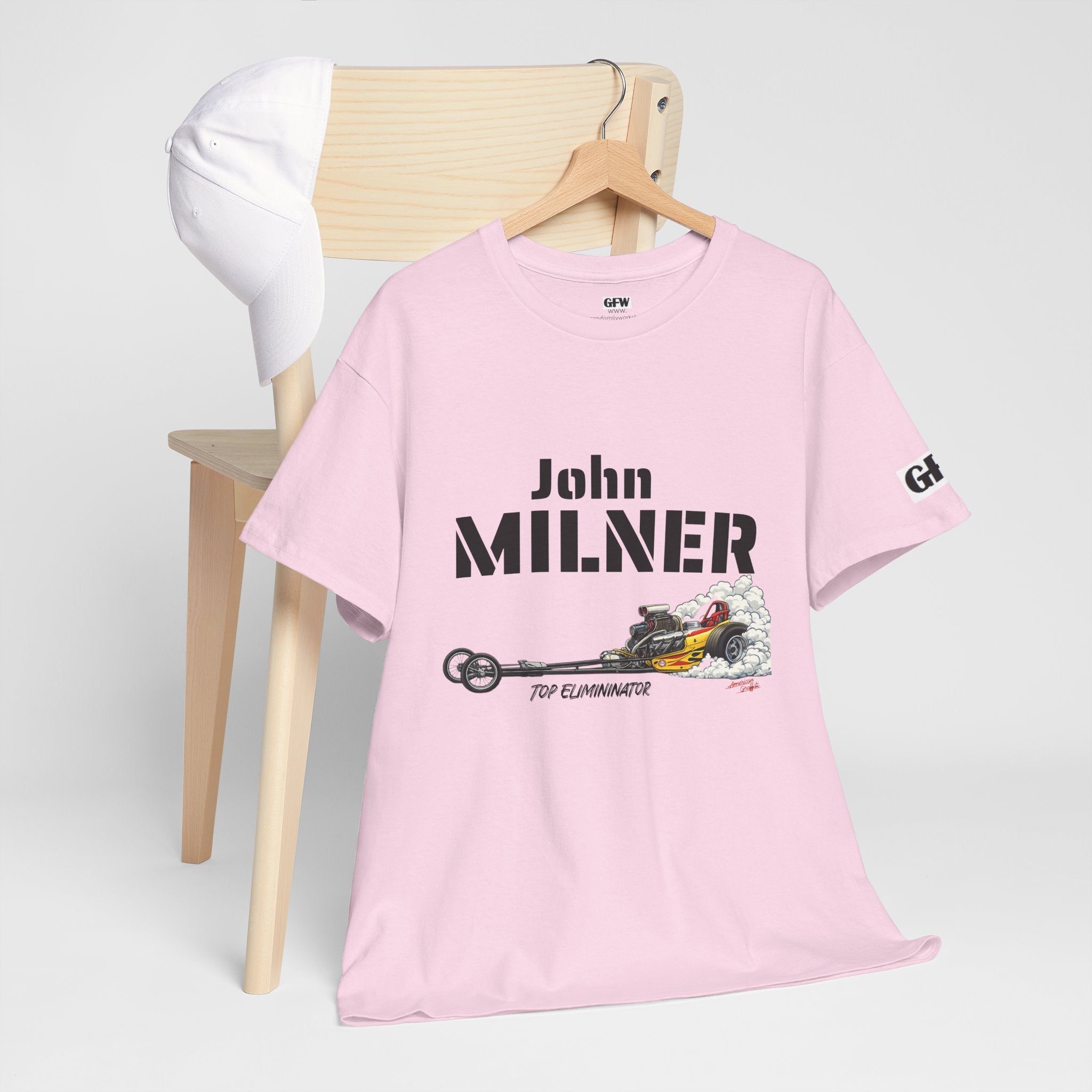 Milner Racing Team T-Shirt — "John Milner" Vintage Dragster Tee