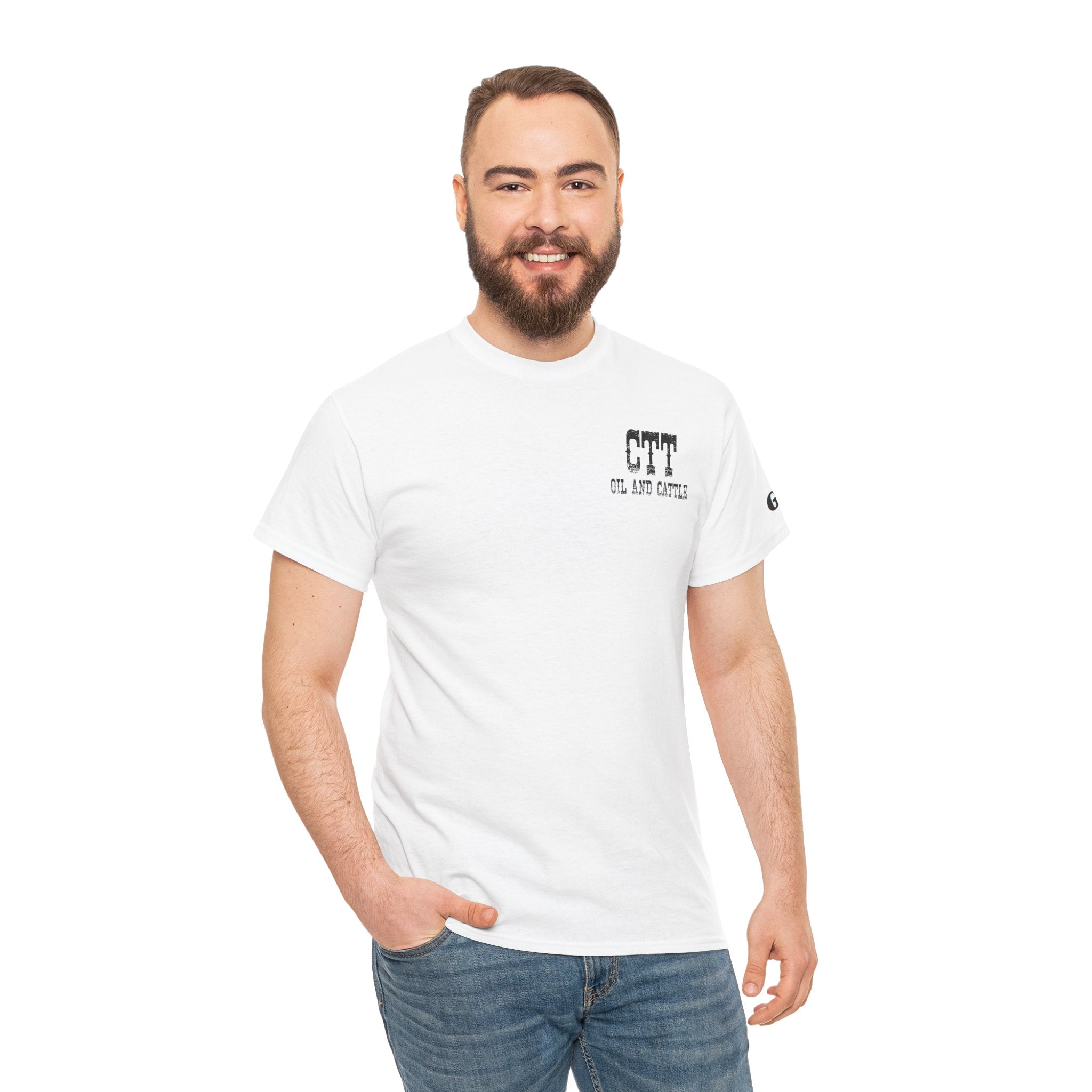 CTT Oil & Cattle Tee — Western Oilfield T‑Shirt