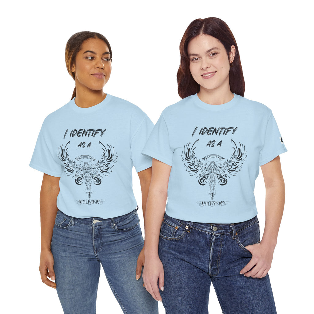Valkyrie Winged Key T‑Shirt — "I Identify As a Valkyrie" Graphic Tee