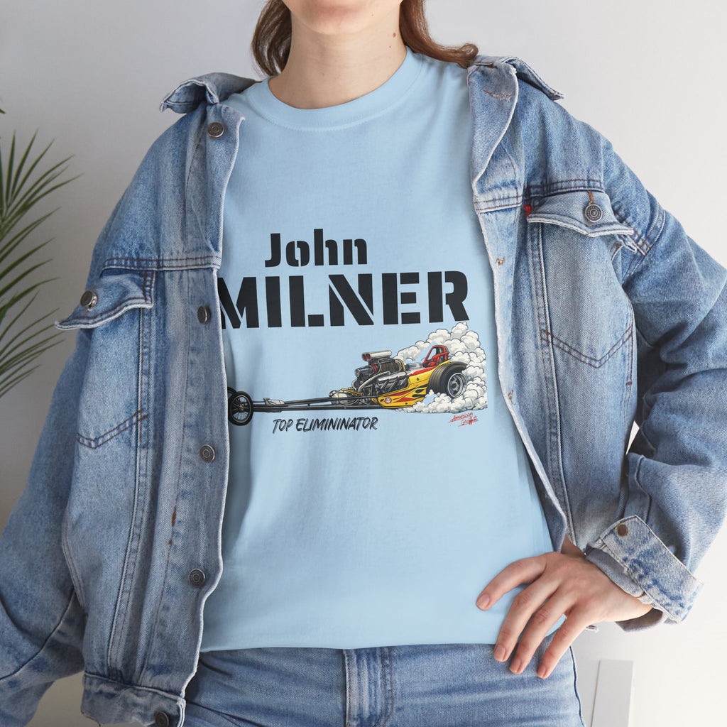 Milner Racing Team T-Shirt — "John Milner" Vintage Dragster Tee