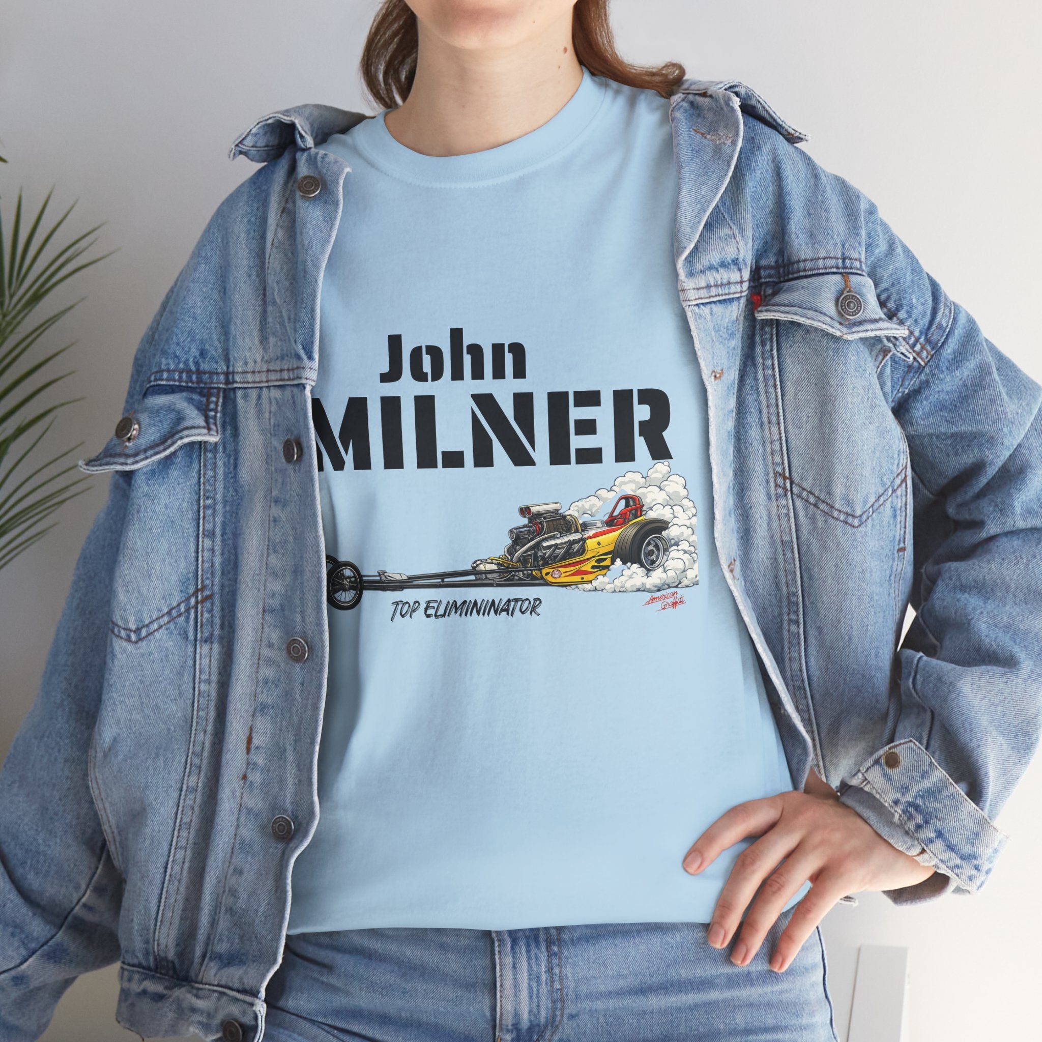 Milner Racing Team T-Shirt — "John Milner" Vintage Dragster Tee