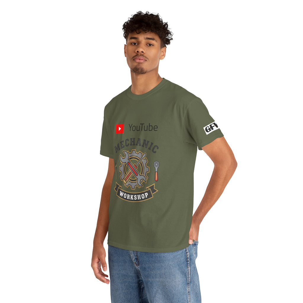 Mechanic Workshop T-Shirt — YouTube Channel Gear