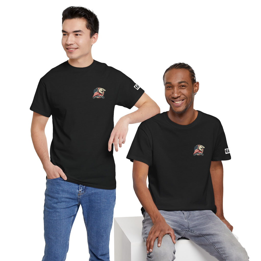 USA Bald Eagle T‑Shirt — "United and Free" Patriotic Tee