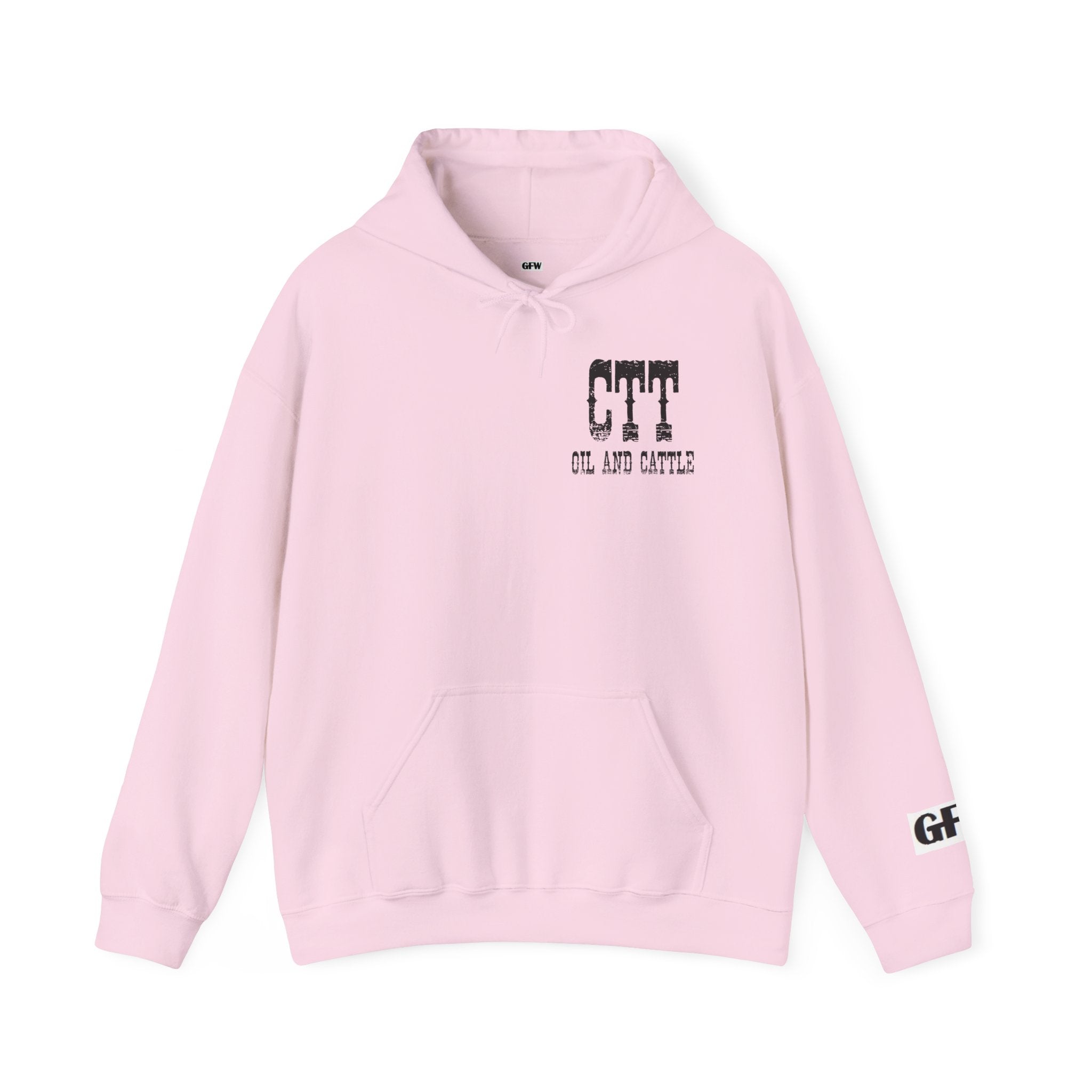 CTT Oil and Cattle Hoodie - Western Oilfield Ranch Sweatshirt