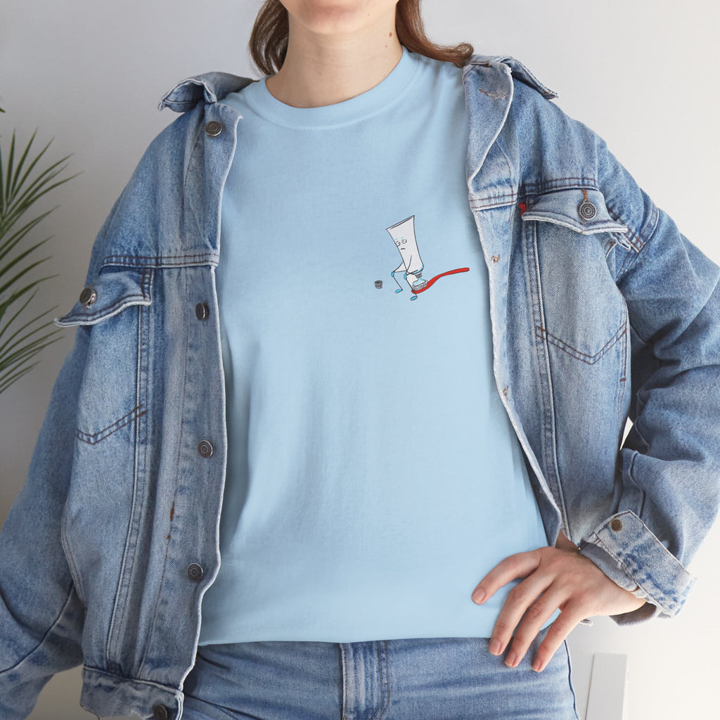 Toothbrush Graphic Tee — "That's Right Put Me In Your Mouth" Dental Humor T-Shirt