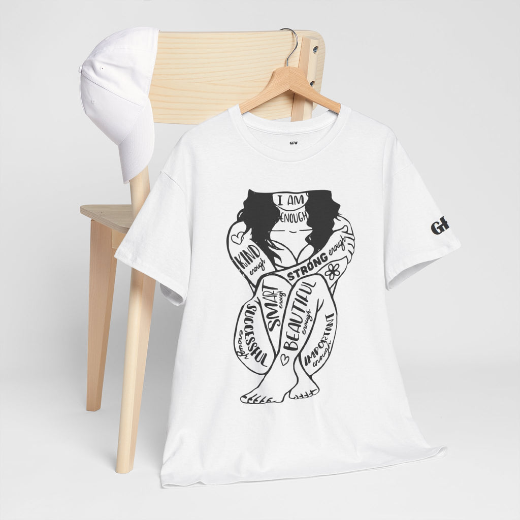 Empowerment Tee — 'I Am' Positive Affirmation Graphic Shirt