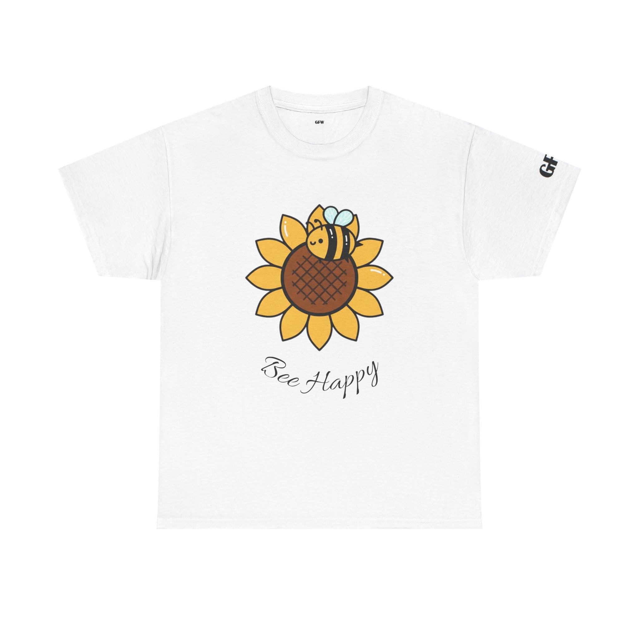 Bee Happy Sunflower T-Shirt