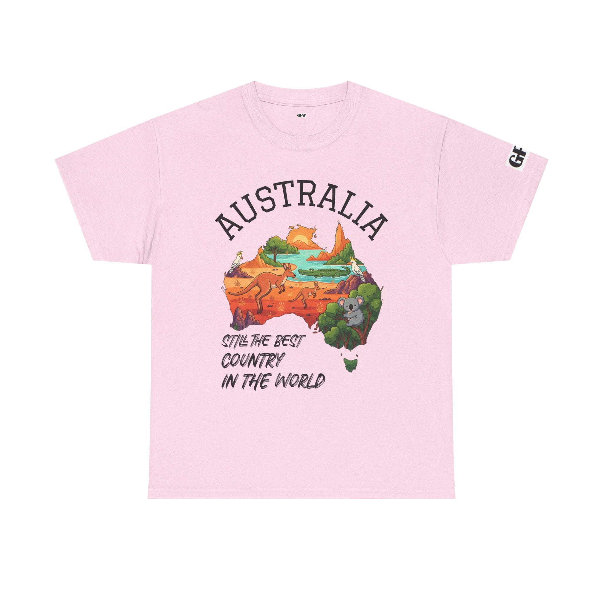 Australia Map Graphic Tee — "Australia: Still The Best Country in the World" Cotton T‑Shirt