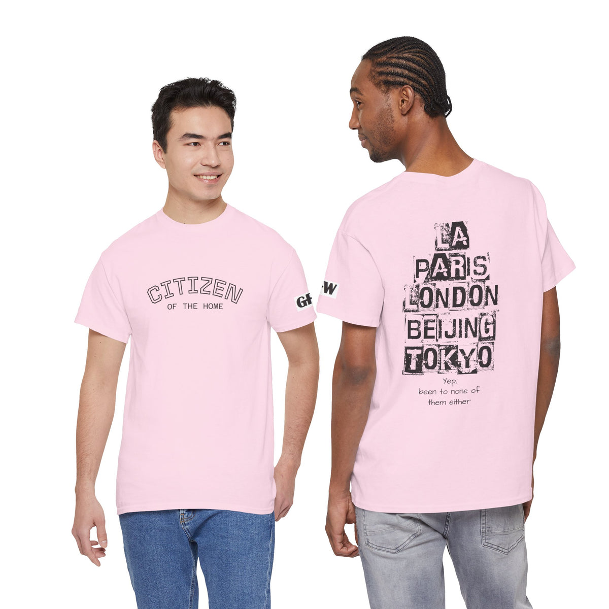 Citizen of the Home Tee — Cities Back Graphic (LA • Paris • London • Beijing • Tokyo)