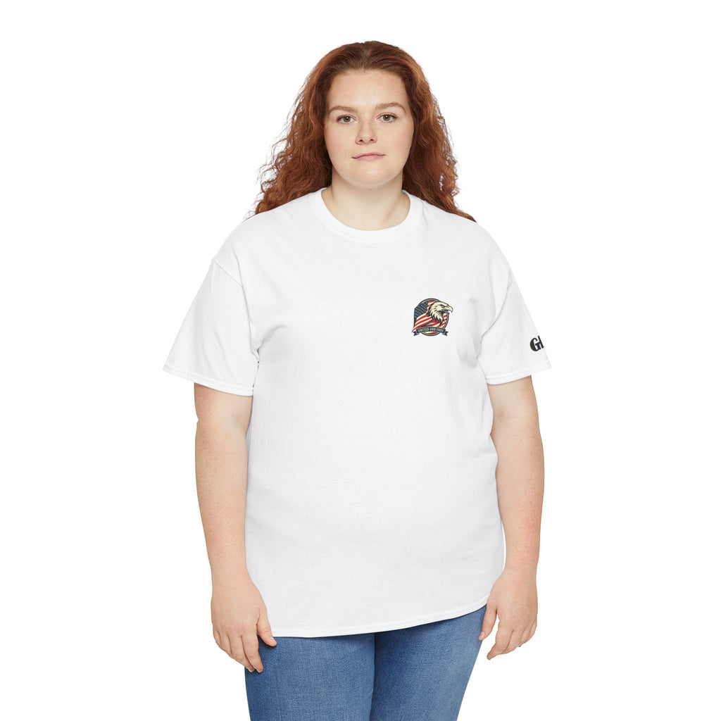 USA Bald Eagle T‑Shirt — "United and Free" Patriotic Tee