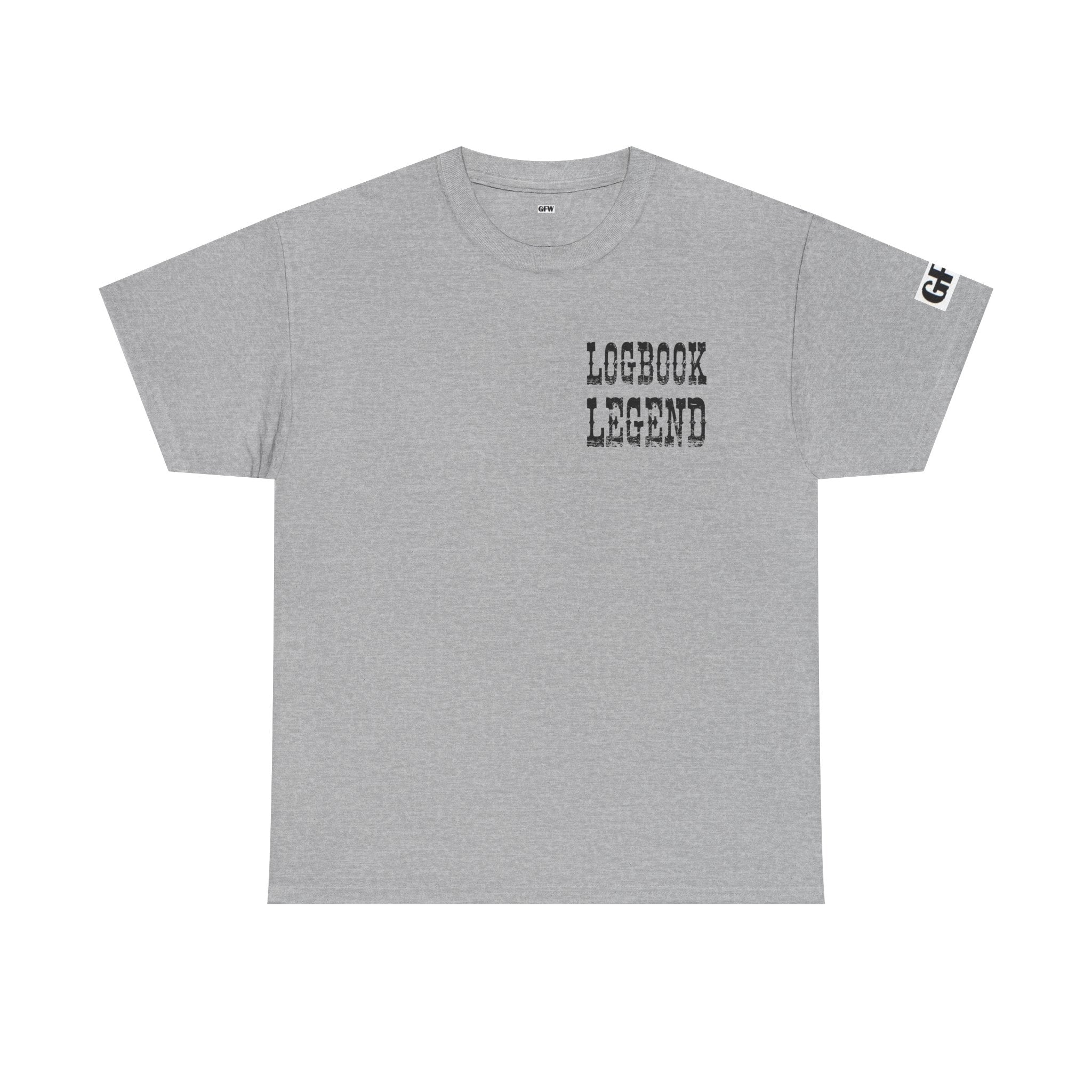 Logbook Legend Trucker Tee — "Logbook Legend" Graphic T-Shirt for Drivers