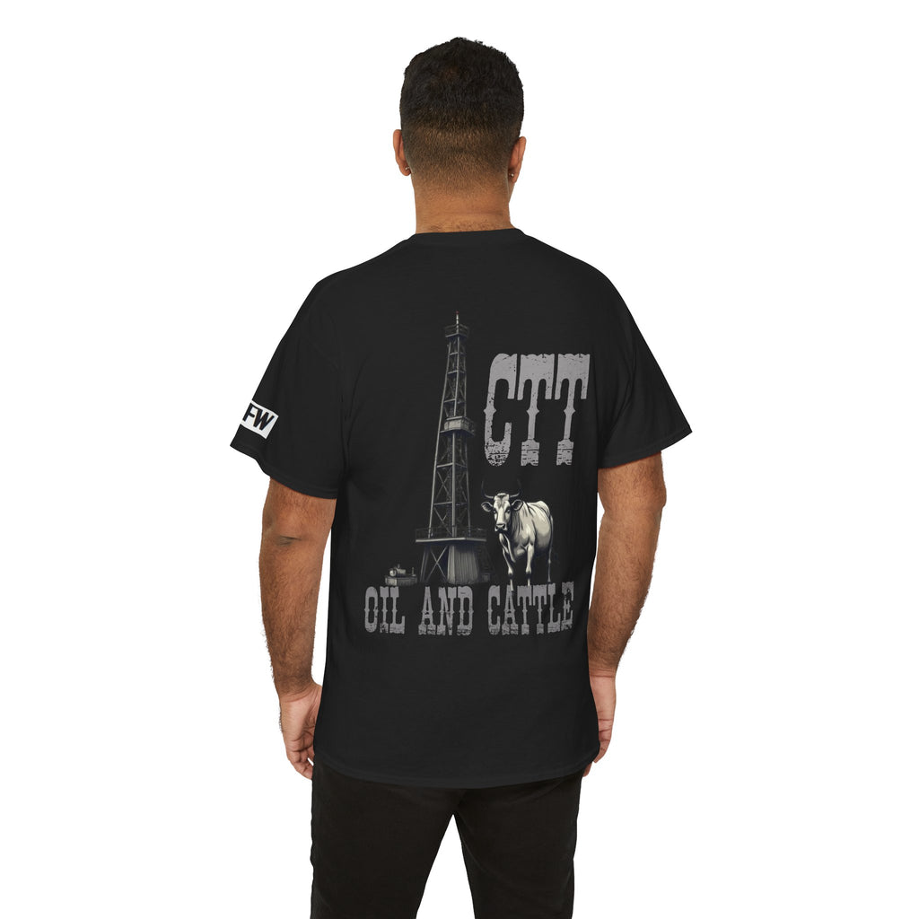 CTT Oil & Cattle Tee — Western Oilfield T‑Shirt