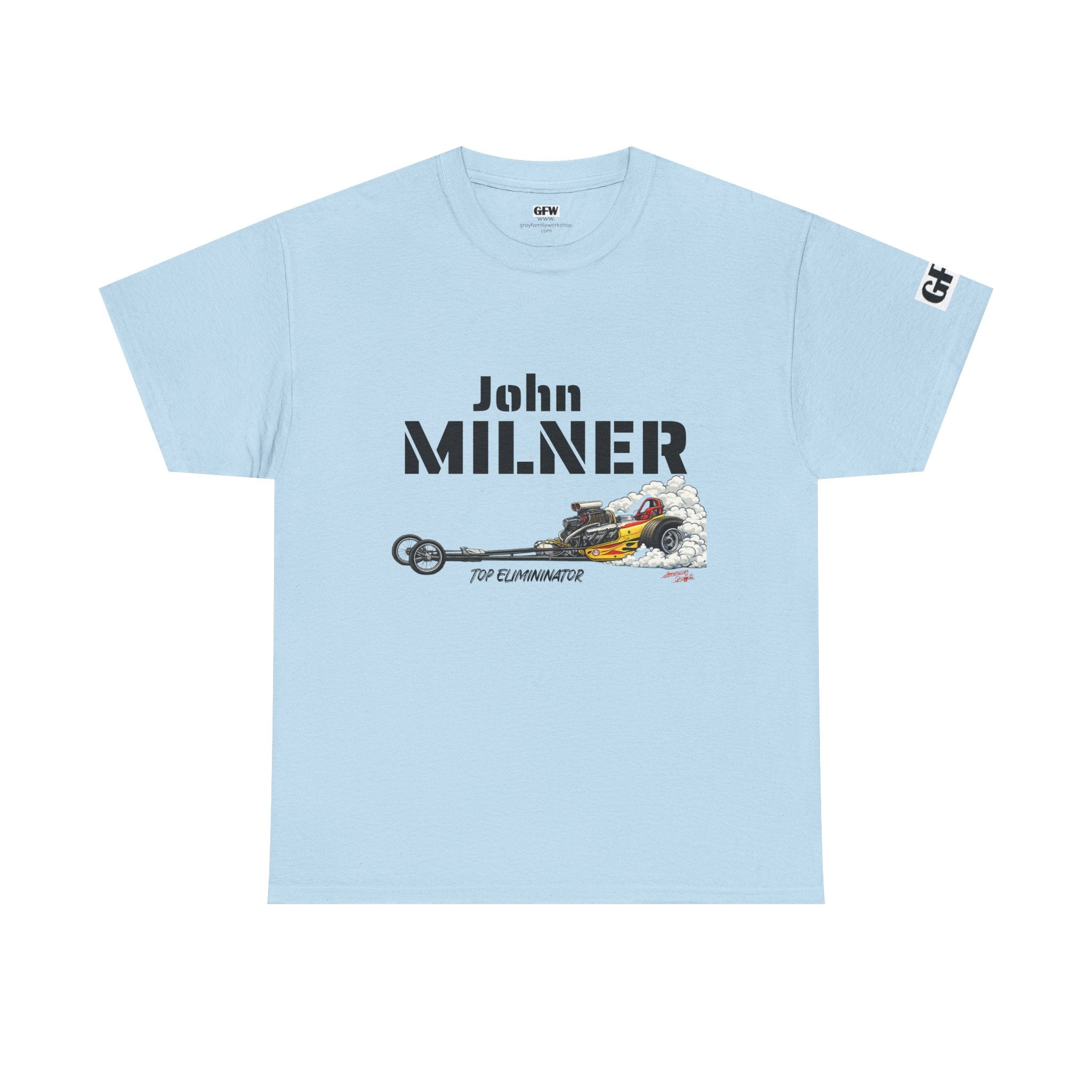 Milner Racing Team T-Shirt — "John Milner" Vintage Dragster Tee