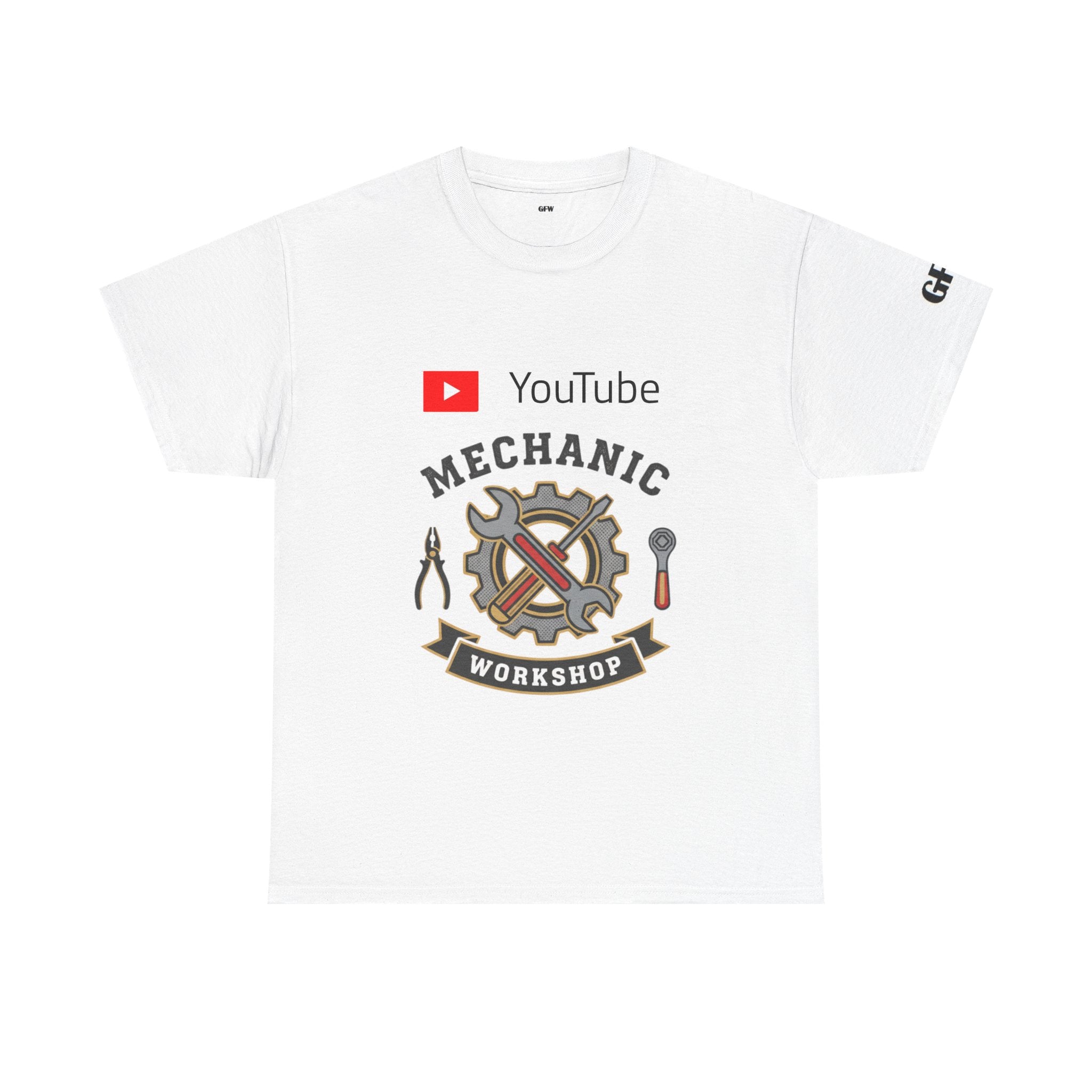 Mechanic Workshop T-Shirt — YouTube Channel Gear