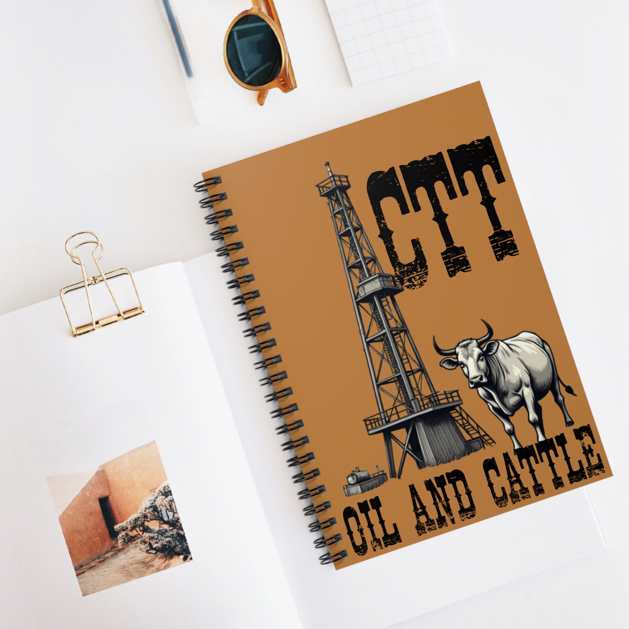 CTT Notebook — CTT Oil and Cattle Spiral Ruled Journal