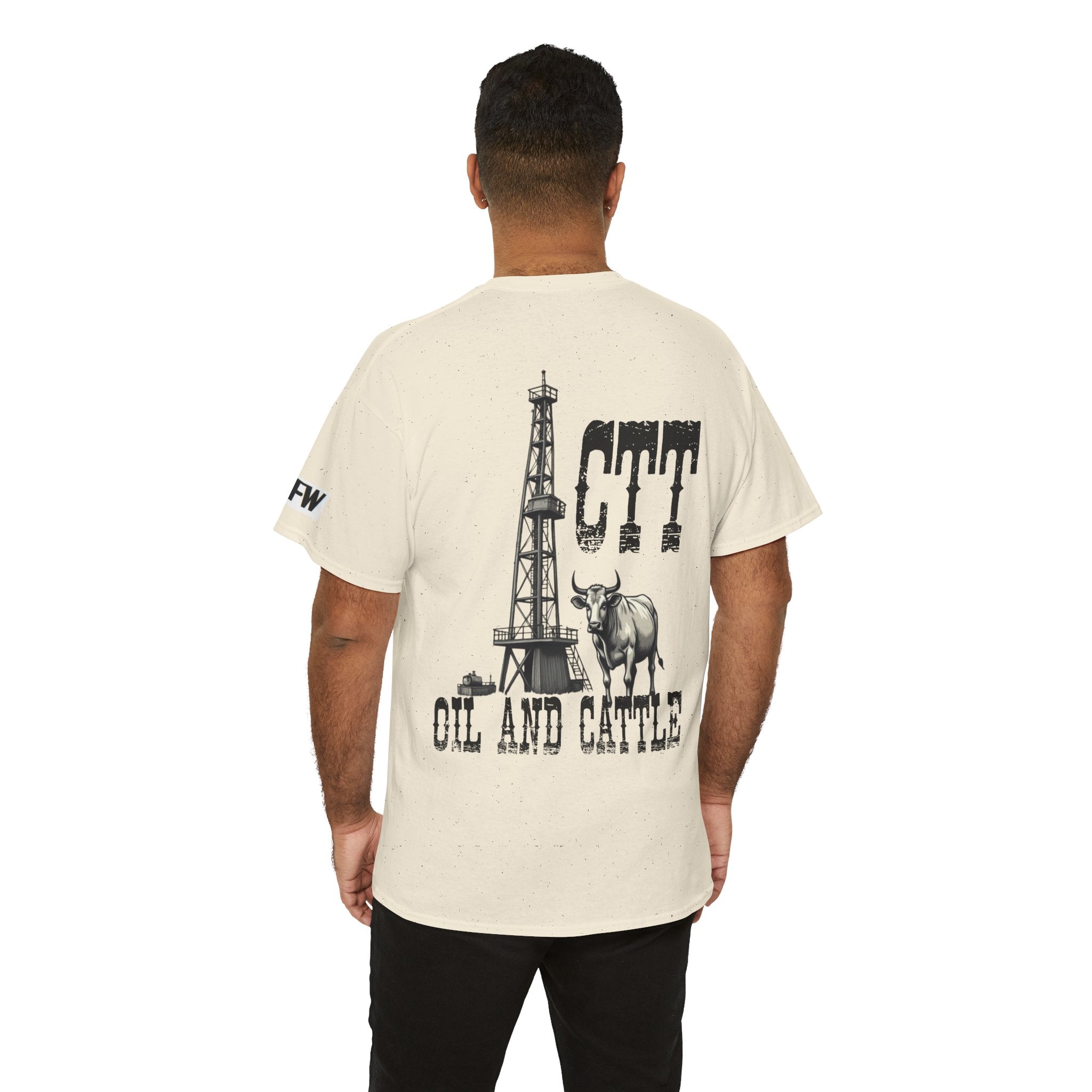 CTT Oil & Cattle Tee — Western Oilfield T‑Shirt