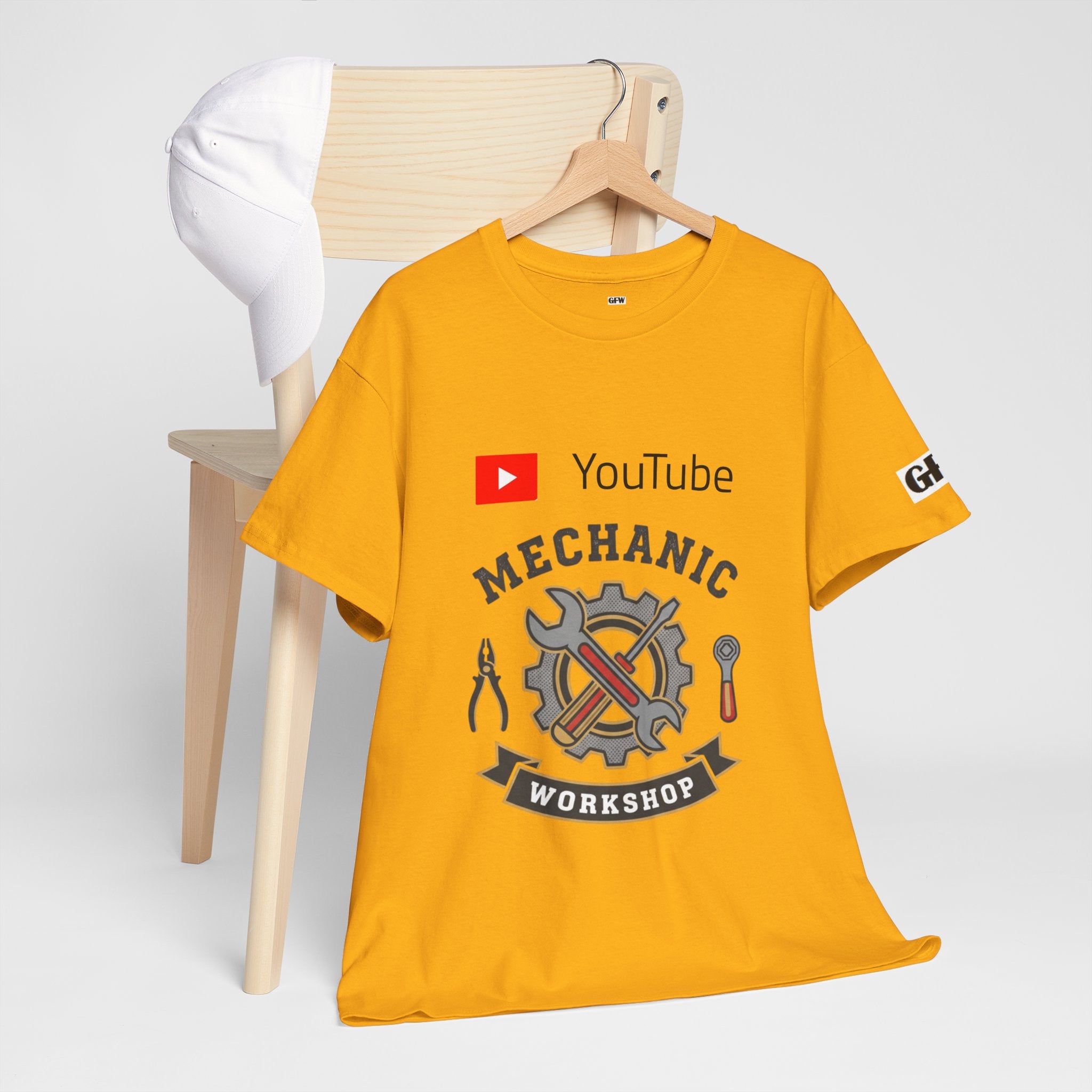 Mechanic Workshop T-Shirt — YouTube Channel Gear