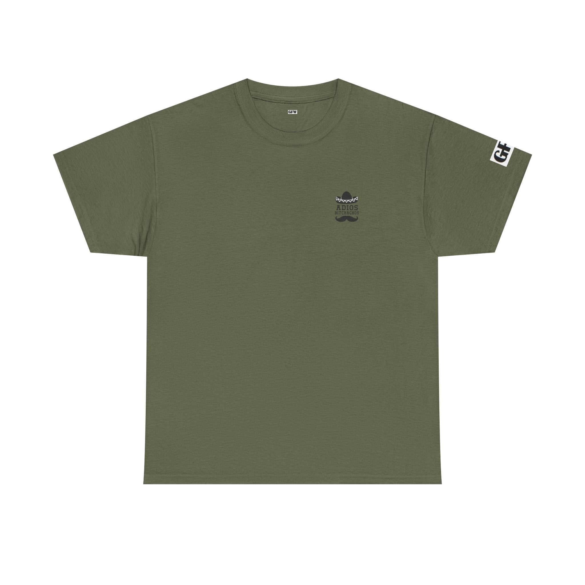 Adios Bitchachos Graphic Tee — Funny Mexican Sombrero & Mustache Shirt