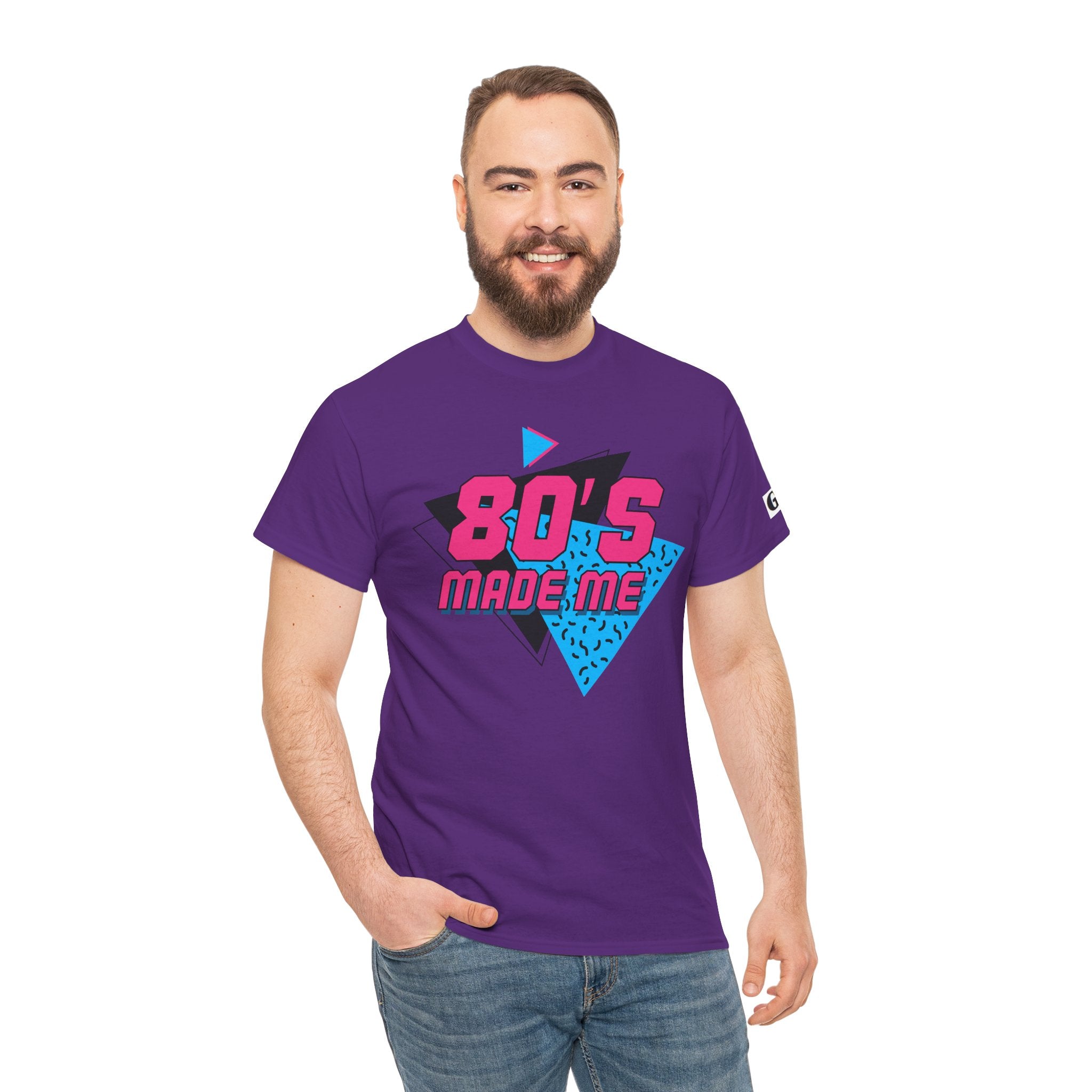 80's Made Me Tee — Retro 1980s Nostalgia Graphic T-Shirt