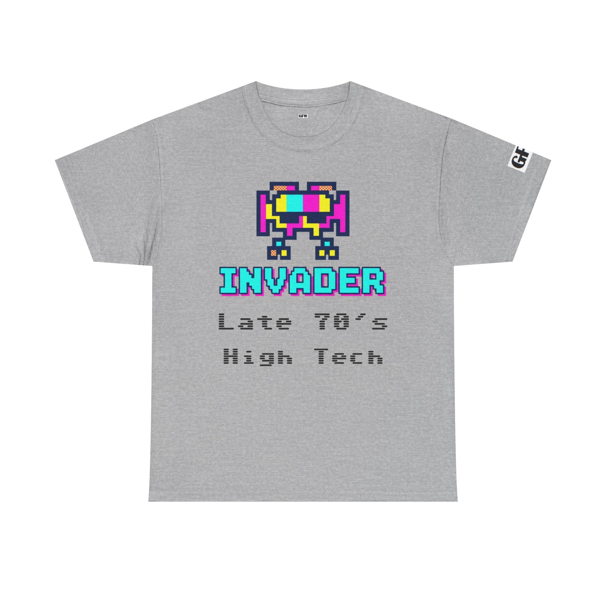 Invader Retro Pixel Tee — "Late 70's High Tech" Vintage Video Game T-Shirt