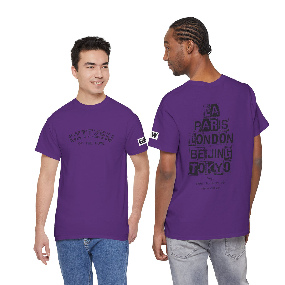 Citizen of the Home Tee — Cities Back Graphic (LA • Paris • London • Beijing • Tokyo)