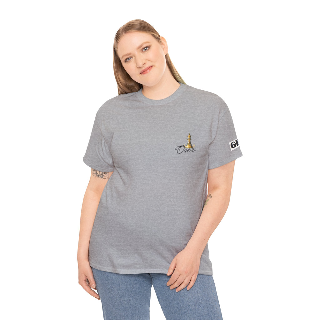 Queen Chess Piece T-Shirt — "Queen" Family Roles Tee (Grandmother, Wife, Mother, Daughter, Sister)